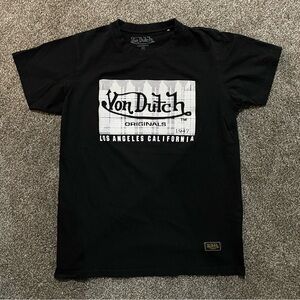 Von Dutch Black Graphic Tee
